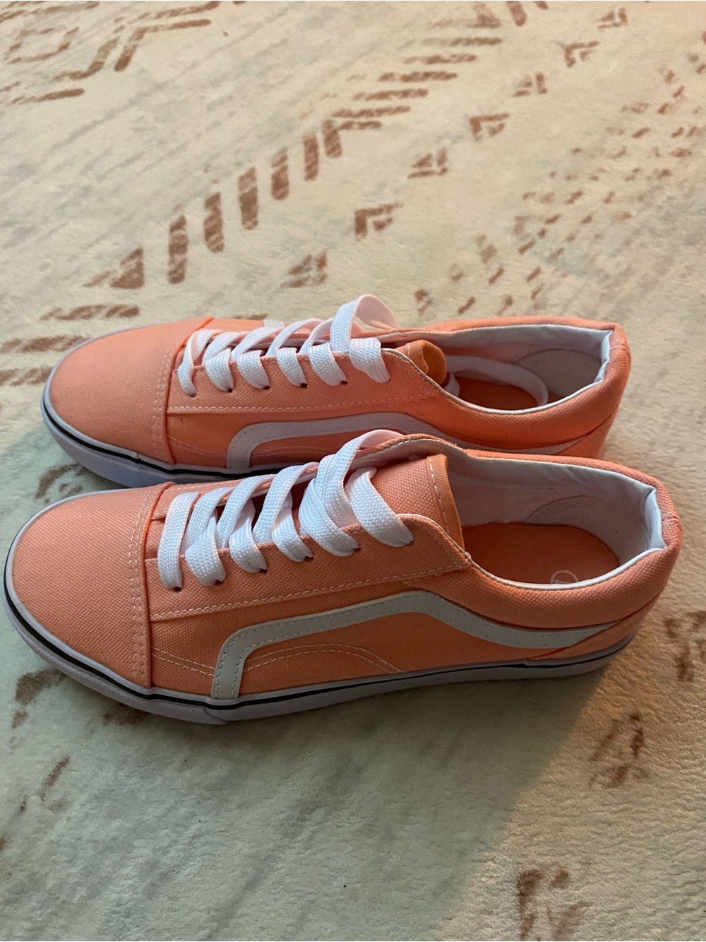 Original Skate Casual Canvas Skate Sneakers – Blush Pink, Women’s Size 7